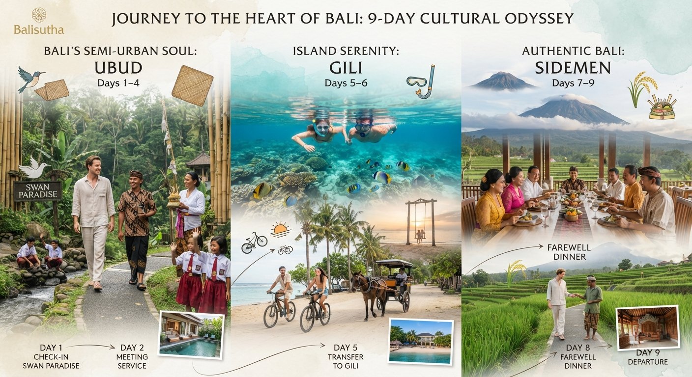 Journey to the Heart of Bali: An Elegant 9-Day Cultural Odyssey - Tour Vigator bundle