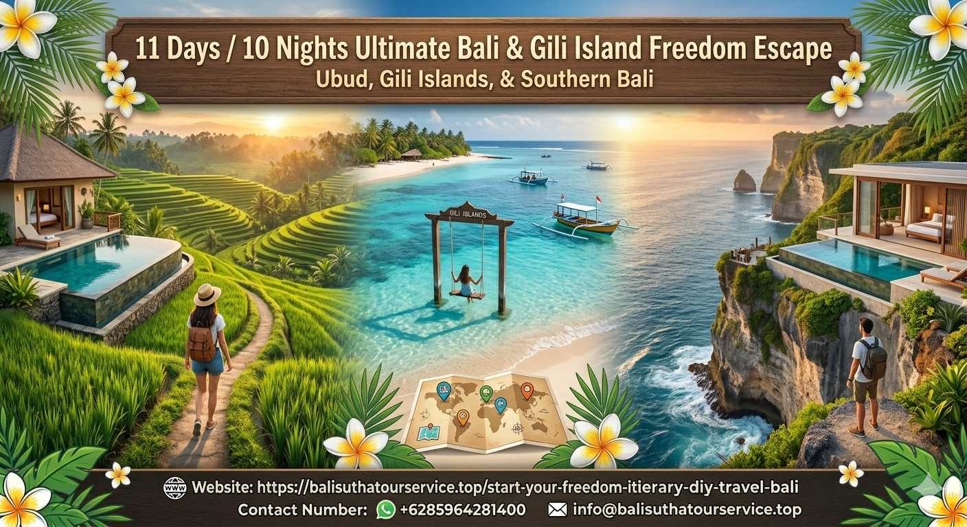 11 Days - Ultimate Bali & Gili Island Freedom Escape - Tour Vigator bundle